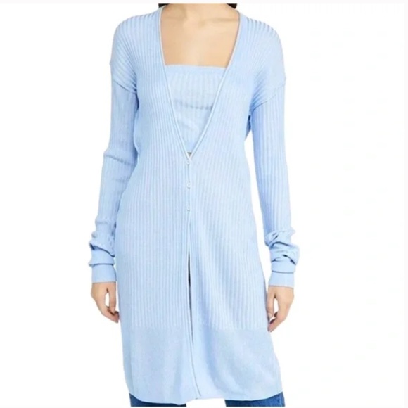 Free People Carly Longline Cardigan - Picture 2 of 8